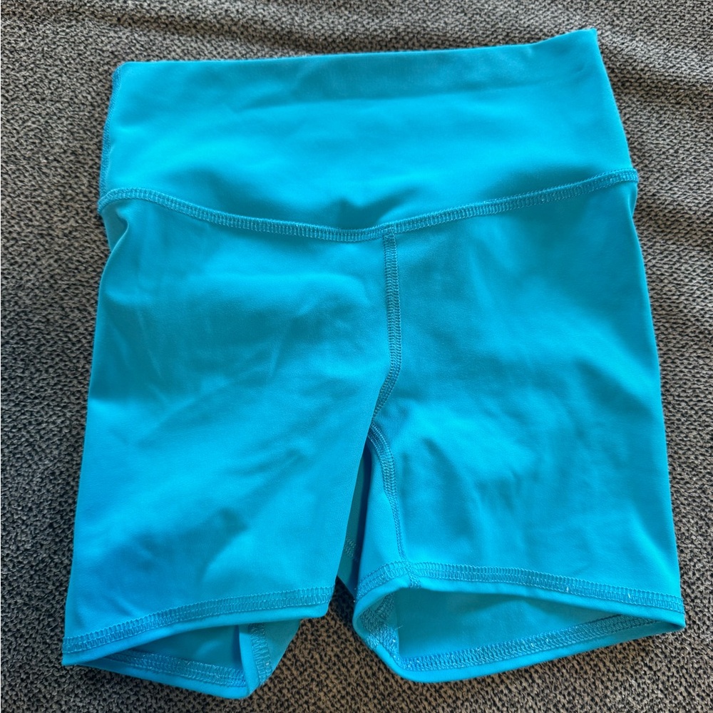 Child’s Teal Dance Shorts - FIVE